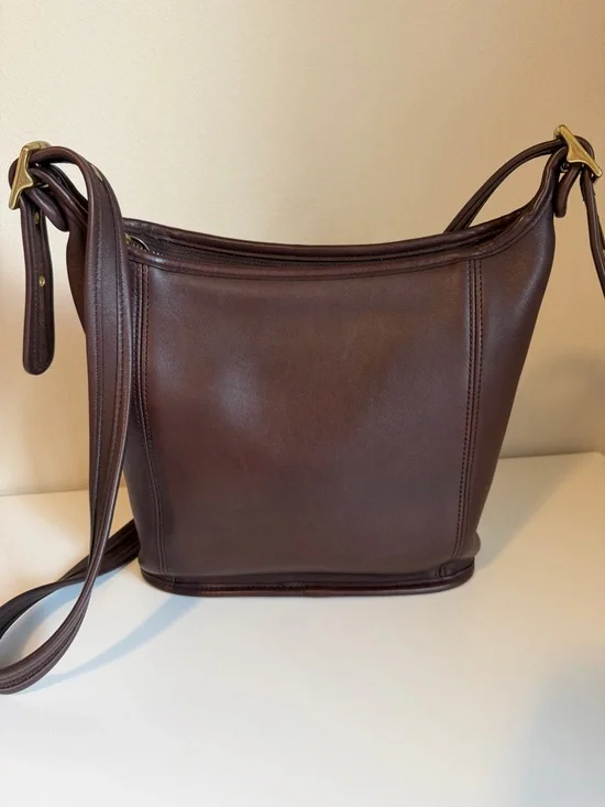 Vintage Coach Slim Duffle in Mahogany - 9816 - Picture 3 of 9